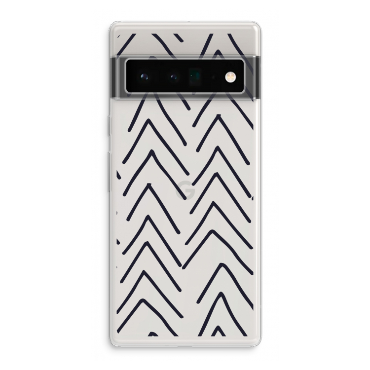 Marrakech Arrows: Google Pixel 6 Pro Transparant Hoesje