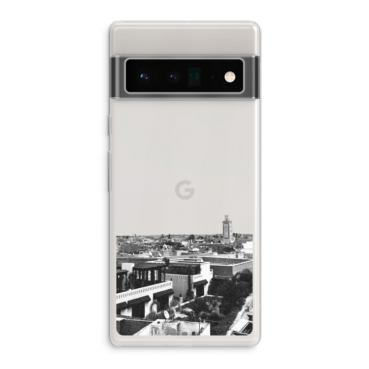 Marrakech Skyline : Google Pixel 6 Pro Transparant Hoesje