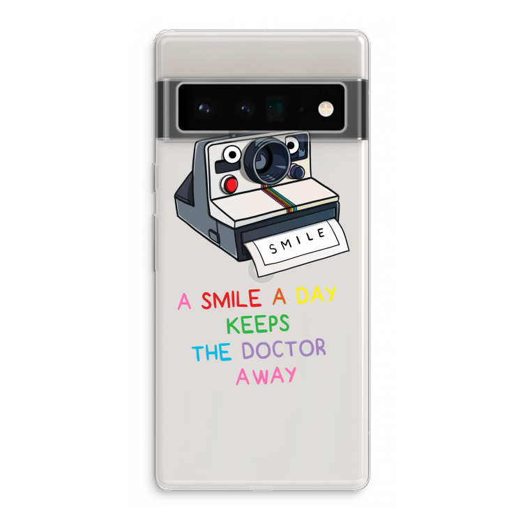 Smile: Google Pixel 6 Pro Transparant Hoesje