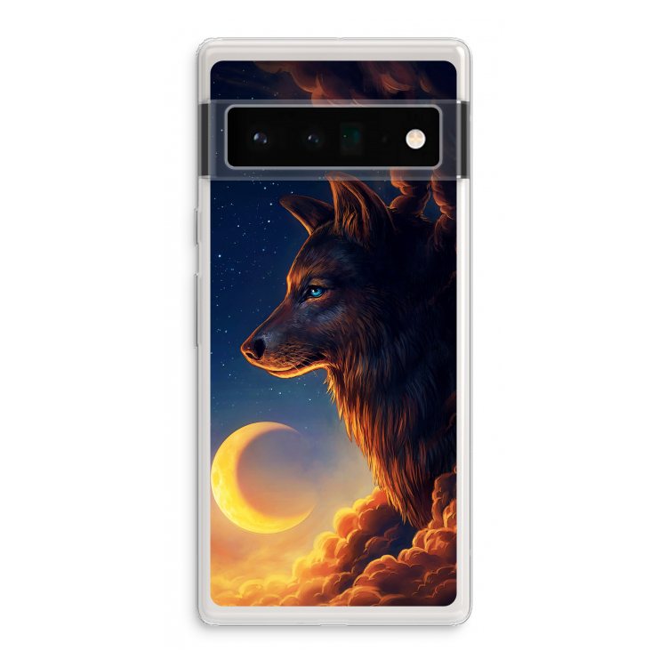 Night Guardian: Google Pixel 6 Pro Transparant Hoesje