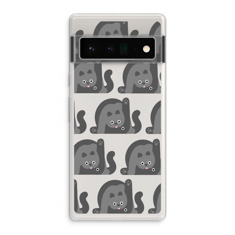 Cats: Google Pixel 6 Pro Transparant Hoesje