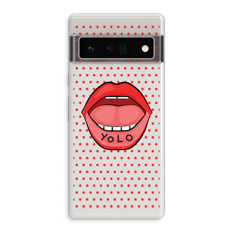 Yolo Denise: Google Pixel 6 Pro Transparant Hoesje