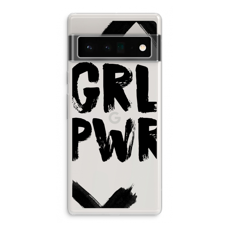 Girl Power #2: Google Pixel 6 Pro Transparant Hoesje