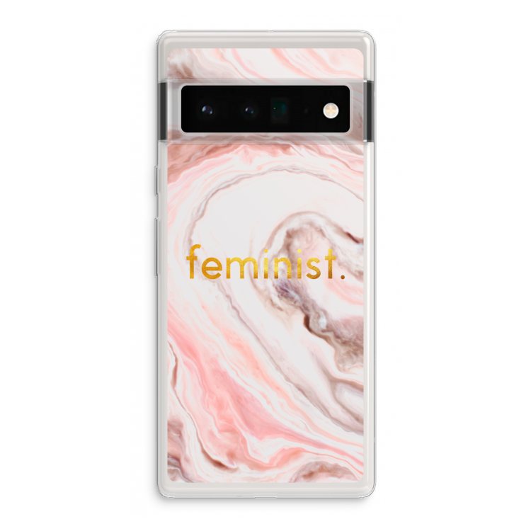 Feminist: Google Pixel 6 Pro Transparant Hoesje