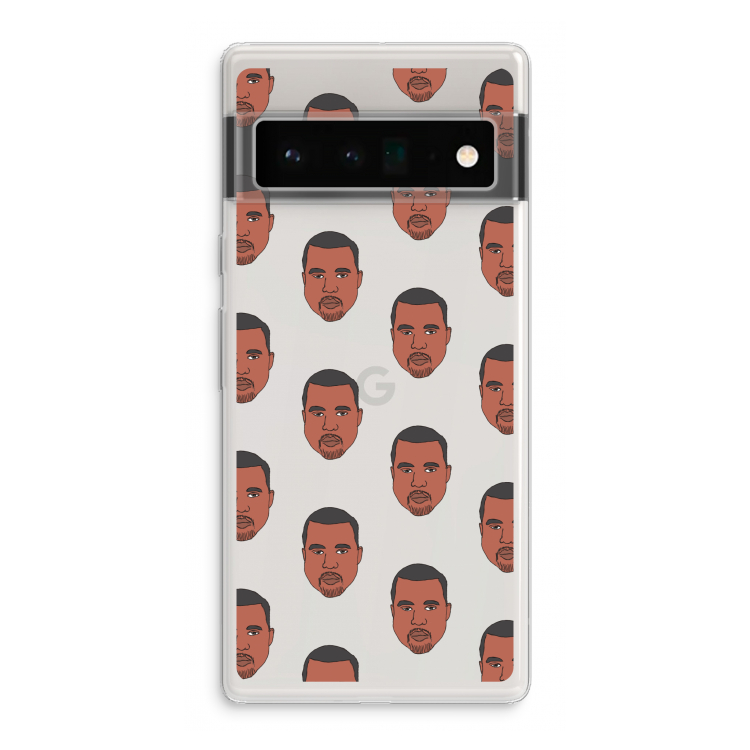 Kanye Call Me?: Google Pixel 6 Pro Transparant Hoesje