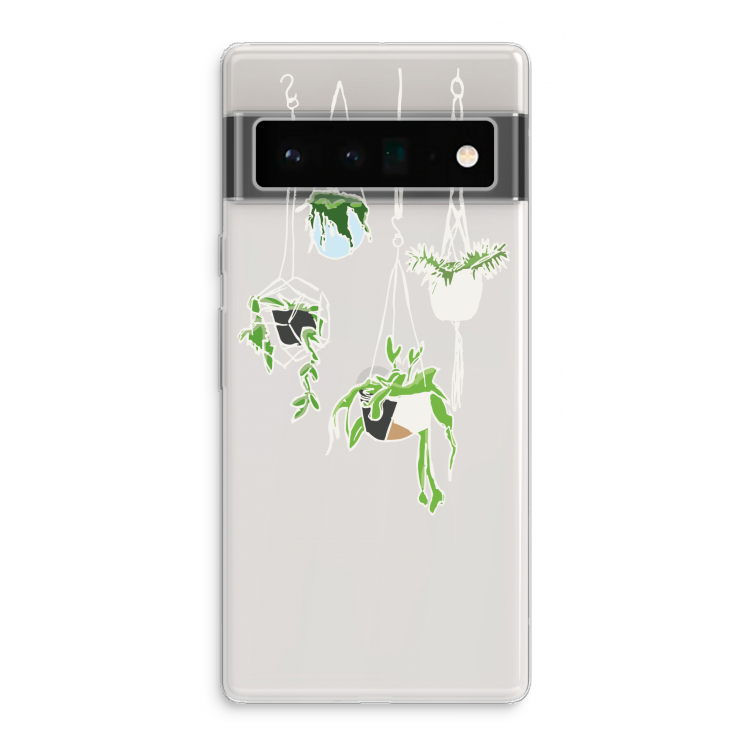 Hang In There: Google Pixel 6 Pro Transparant Hoesje