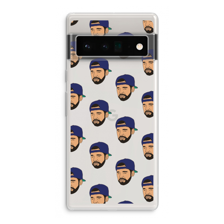Drake Away: Google Pixel 6 Pro Transparant Hoesje