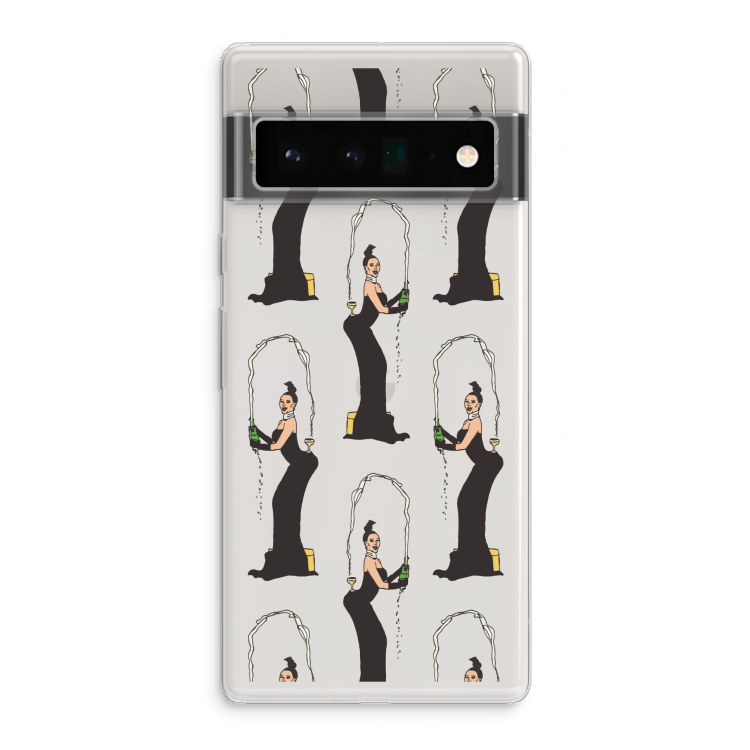 Pop Some Kim: Google Pixel 6 Pro Transparant Hoesje