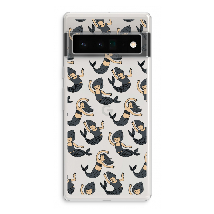 Zeemeermin: Google Pixel 6 Pro Transparant Hoesje