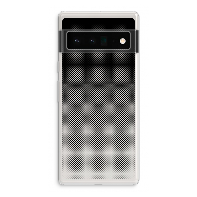 Musketon Halftone: Google Pixel 6 Pro Transparant Hoesje