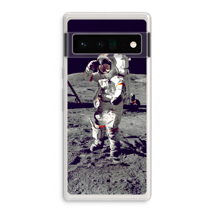 Spaceman: Google Pixel 6 Pro Transparant Hoesje