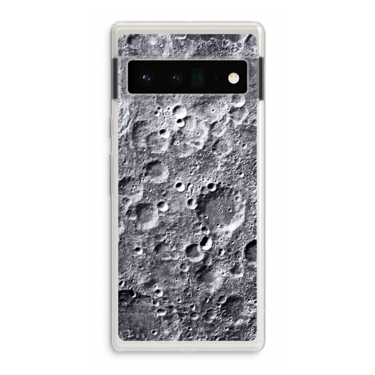 Maanlandschap: Google Pixel 6 Pro Transparant Hoesje