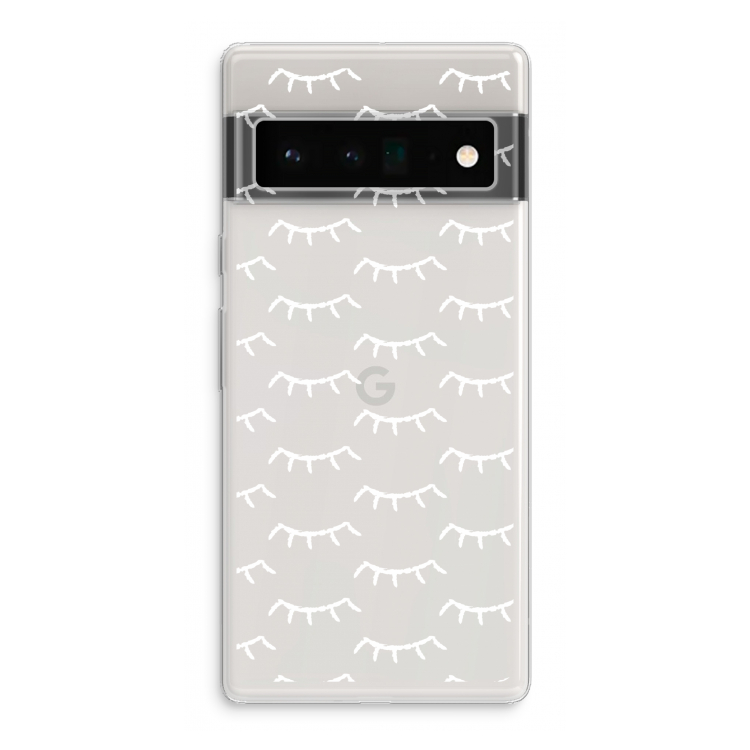 Wimpers: Google Pixel 6 Pro Transparant Hoesje