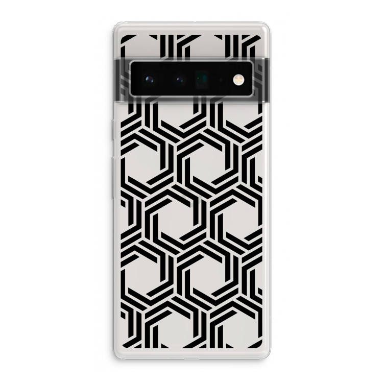 Geometrisch patroon: Google Pixel 6 Pro Transparant Hoesje