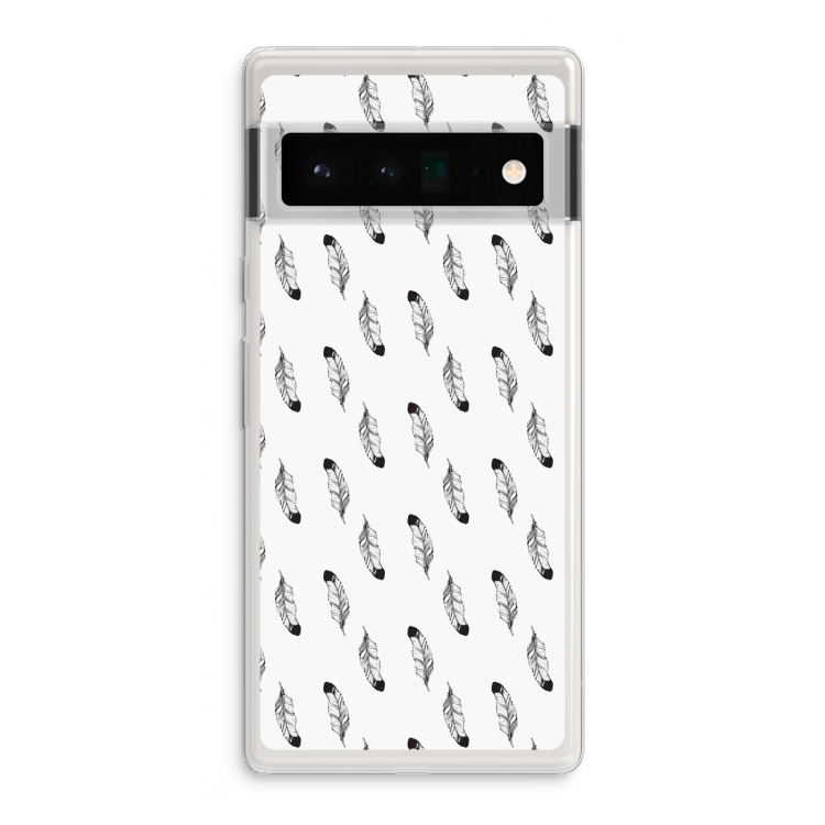Pluimen: Google Pixel 6 Pro Transparant Hoesje