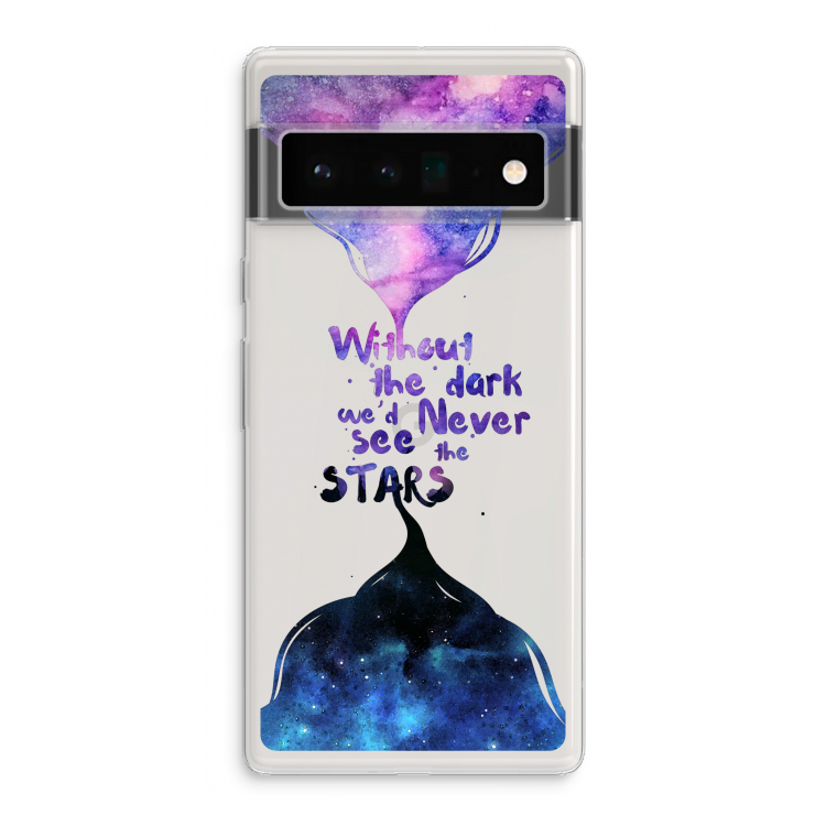 Stars quote: Google Pixel 6 Pro Transparant Hoesje