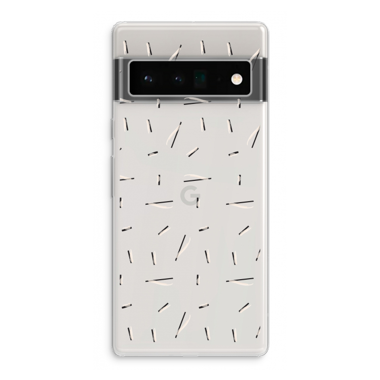 Hipster stripes: Google Pixel 6 Pro Transparant Hoesje