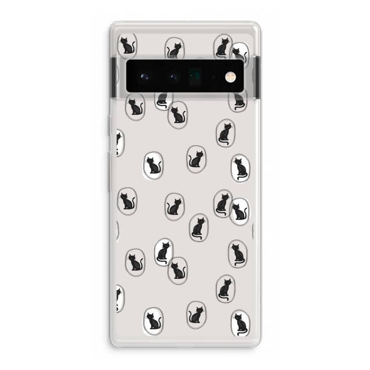 Miauw: Google Pixel 6 Pro Transparant Hoesje