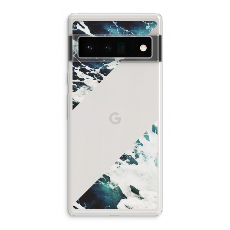 Golven: Google Pixel 6 Pro Transparant Hoesje