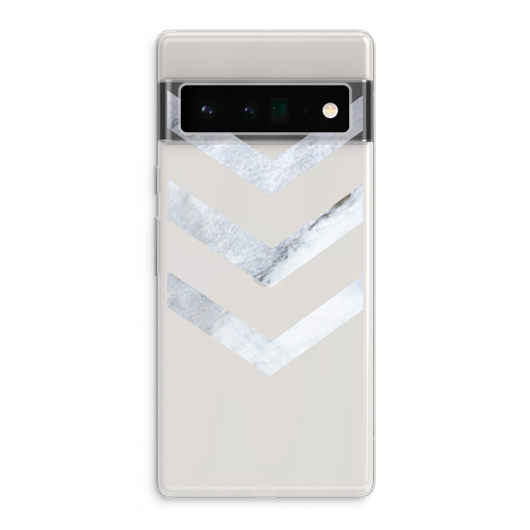 Marmeren pijlen: Google Pixel 6 Pro Transparant Hoesje