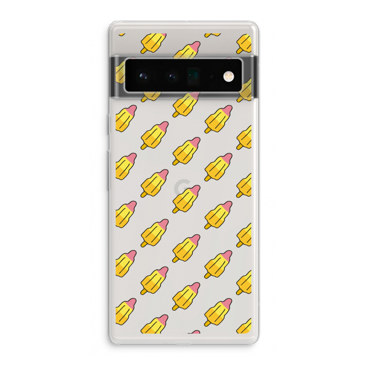 Waterijsjes: Google Pixel 6 Pro Transparant Hoesje