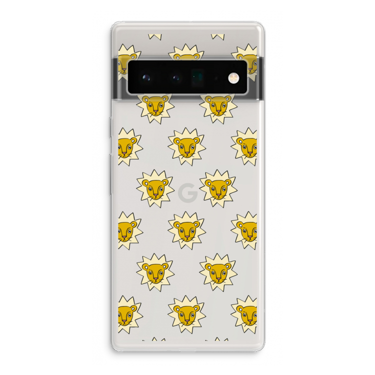 Leeuwenkoppen: Google Pixel 6 Pro Transparant Hoesje