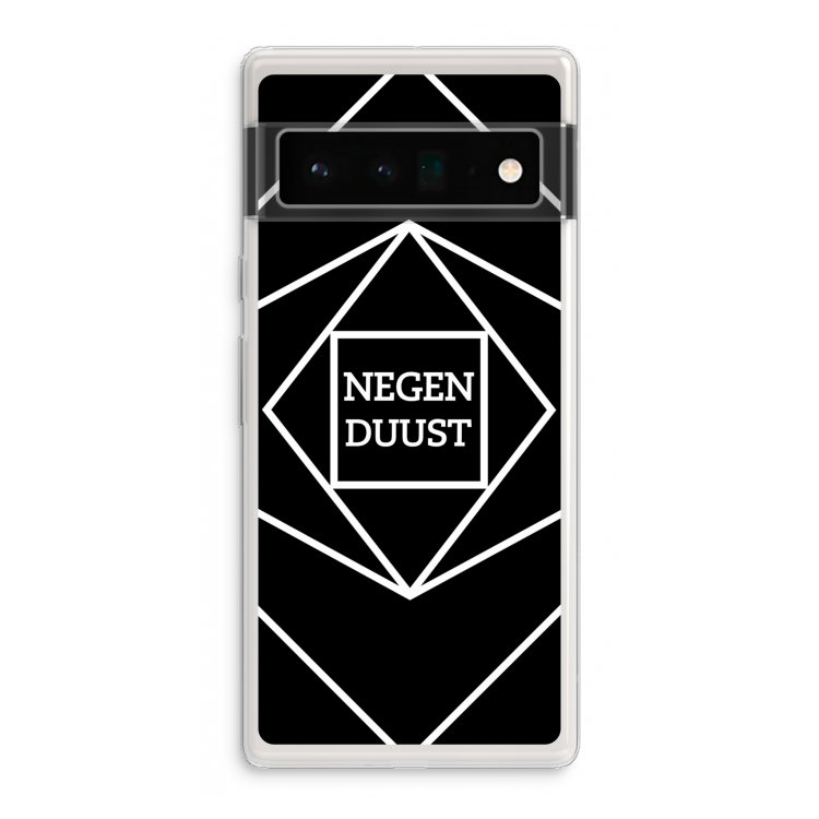 Negenduust geometrisch: Google Pixel 6 Pro Transparant Hoesje