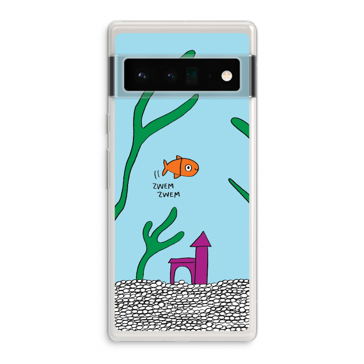 Aquarium: Google Pixel 6 Pro Transparant Hoesje