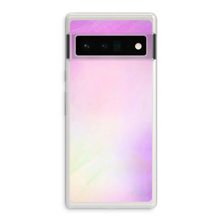 Flow mist pastel: Google Pixel 6 Pro Transparant Hoesje