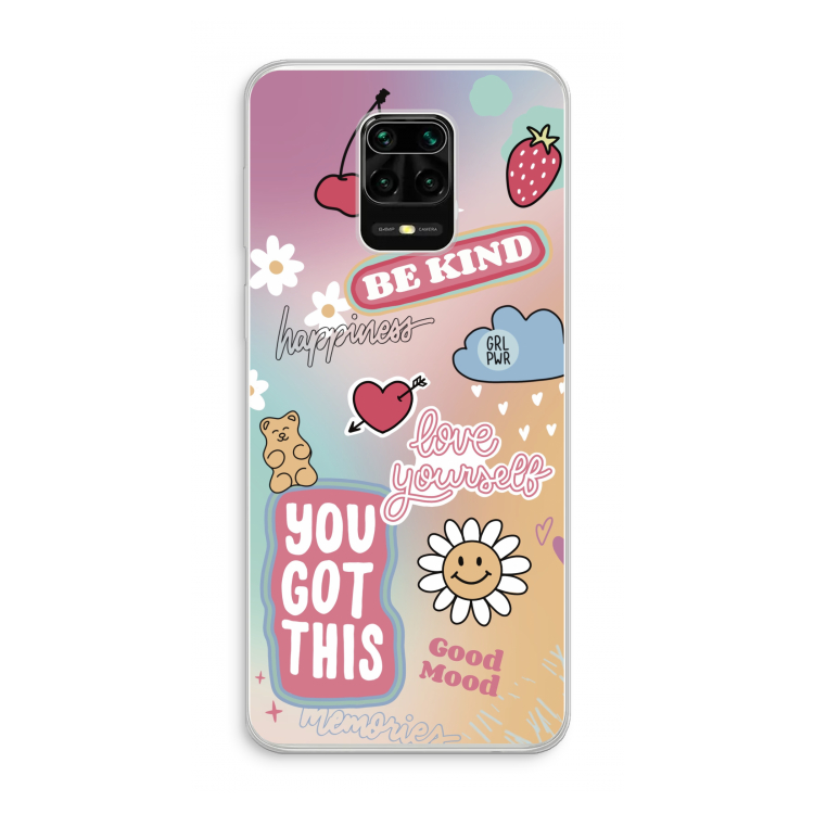 Positivity: Xiaomi Redmi Note 10 Lite Transparant Hoesje