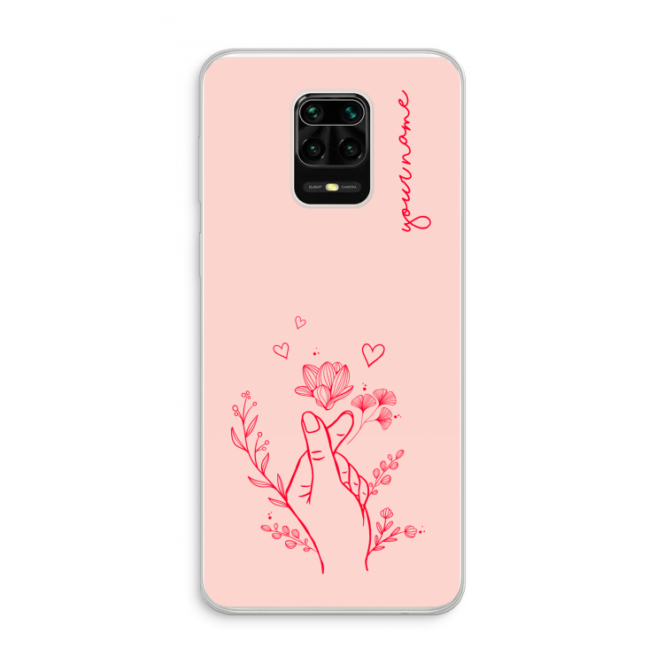 Giving Flowers: Xiaomi Redmi Note 10 Lite Transparant Hoesje