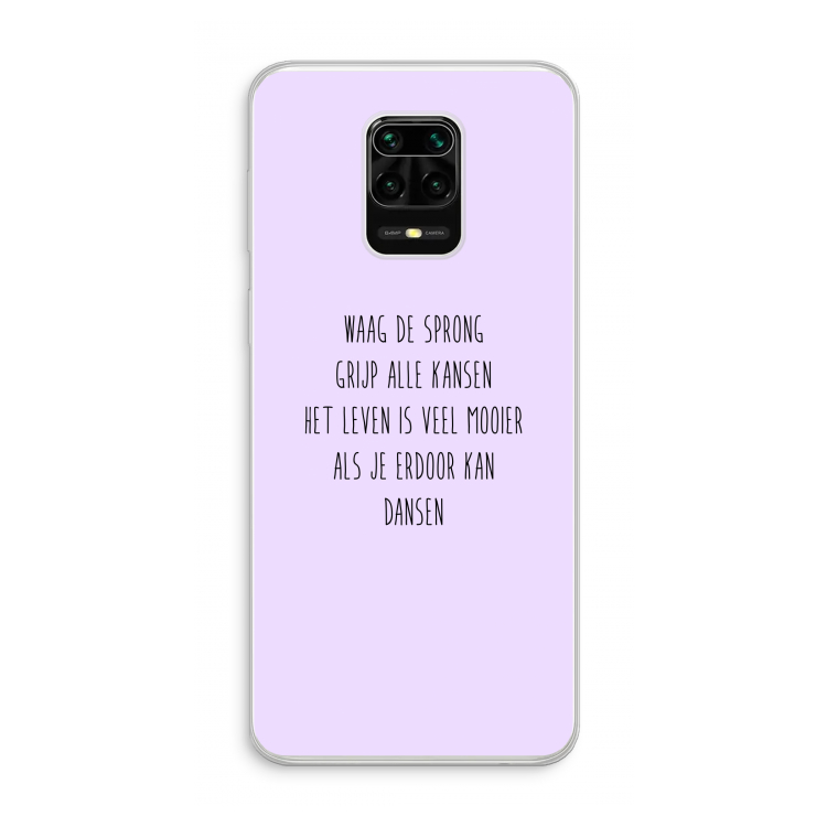 Sprong: Xiaomi Redmi Note 10 Lite Transparant Hoesje