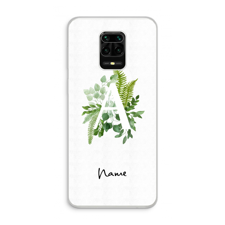 Green Brush: Xiaomi Redmi Note 10 Lite Transparant Hoesje