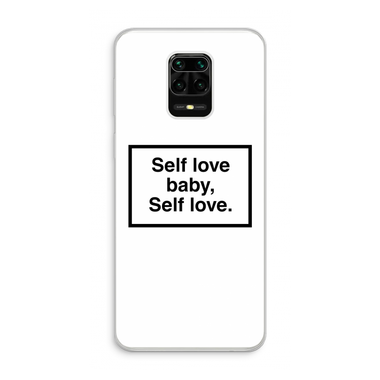 Self love: Xiaomi Redmi Note 10 Lite Transparant Hoesje
