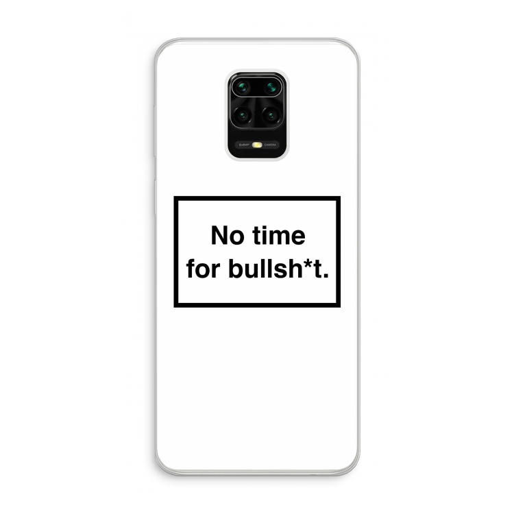No time: Xiaomi Redmi Note 10 Lite Transparant Hoesje