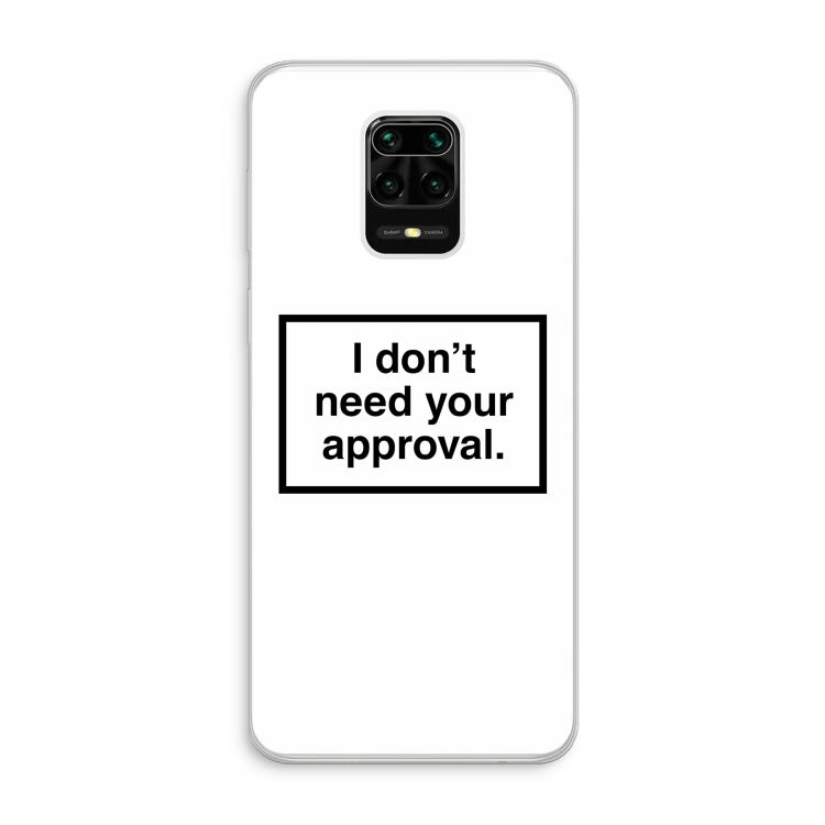 Don't need approval: Xiaomi Redmi Note 10 Lite Transparant Hoesje