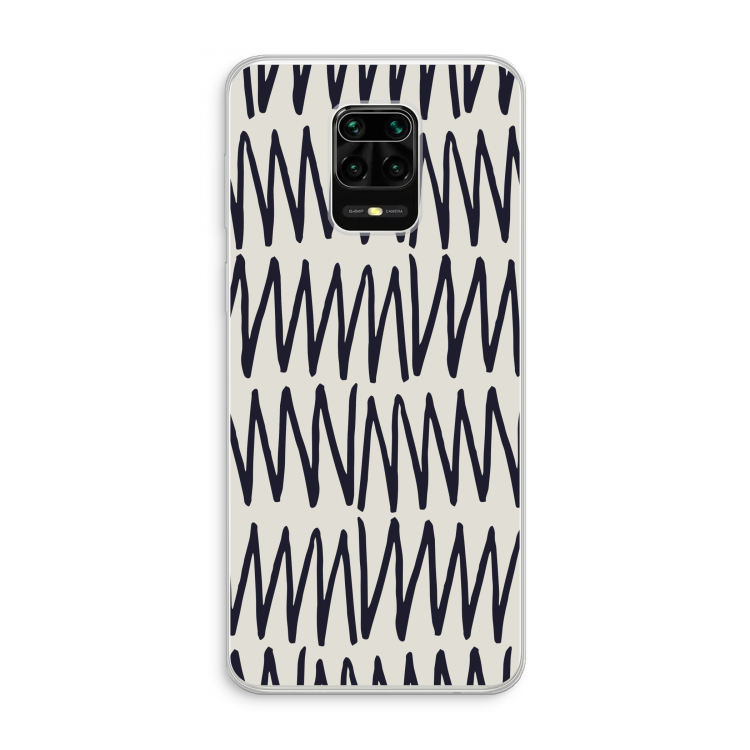 Marrakech Zigzag: Xiaomi Redmi Note 10 Lite Transparant Hoesje