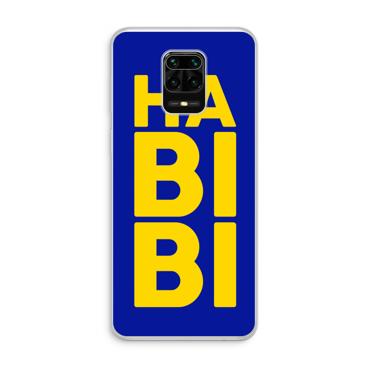 Habibi Blue: Xiaomi Redmi Note 10 Lite Transparant Hoesje