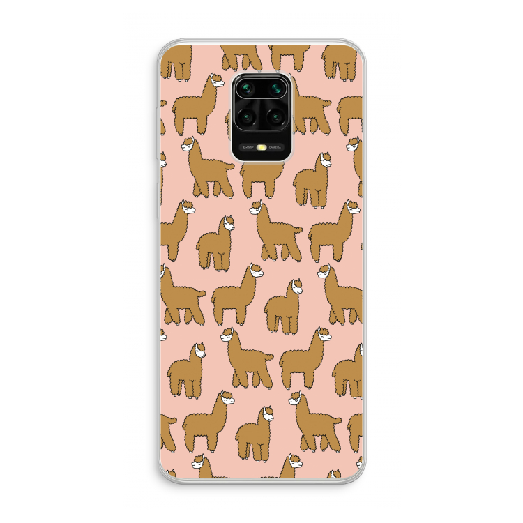 Alpacas: Xiaomi Redmi Note 10 Lite Transparant Hoesje