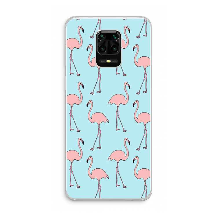 Anything Flamingoes: Xiaomi Redmi Note 10 Lite Transparant Hoesje