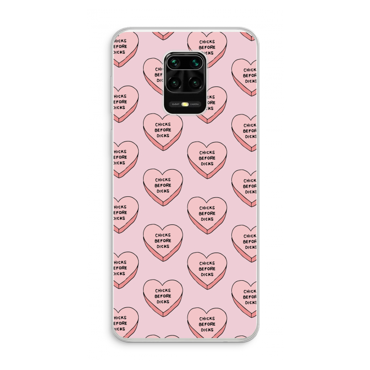 Chicks before dicks: Xiaomi Redmi Note 10 Lite Transparant Hoesje