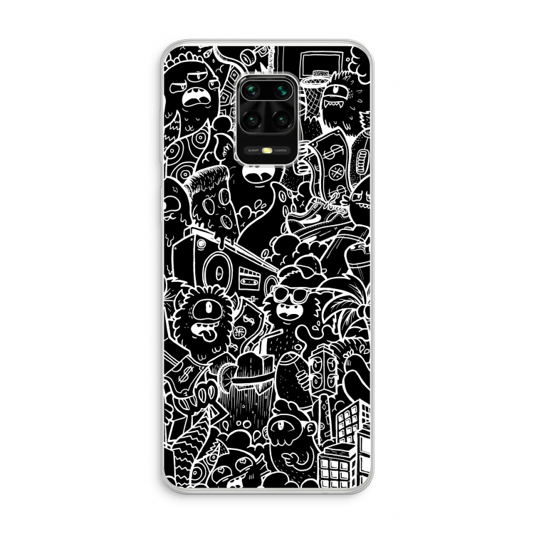 Vexx Black City : Xiaomi Redmi Note 10 Lite Transparant Hoesje