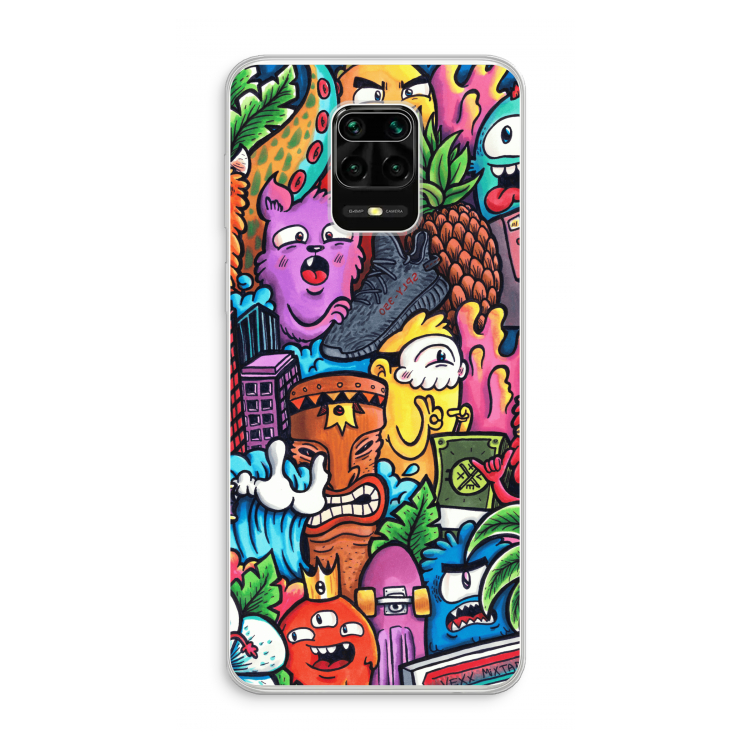 Vexx Mixtape: Xiaomi Redmi Note 10 Lite Transparant Hoesje
