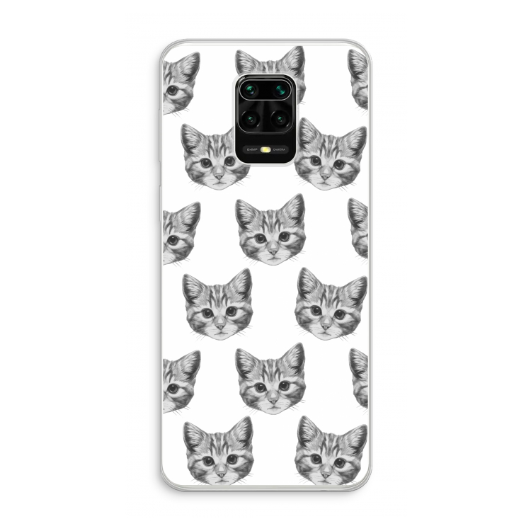 Kitten: Xiaomi Redmi Note 10 Lite Transparant Hoesje