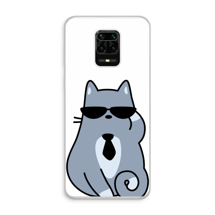 Cool cat: Xiaomi Redmi Note 10 Lite Transparant Hoesje