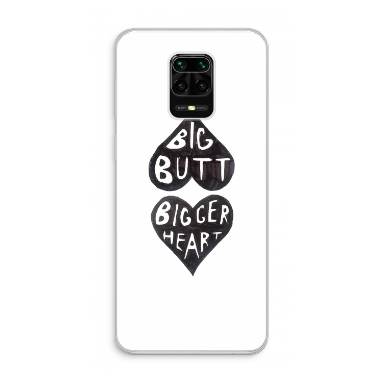 Big butt bigger heart: Xiaomi Redmi Note 10 Lite Transparant Hoesje