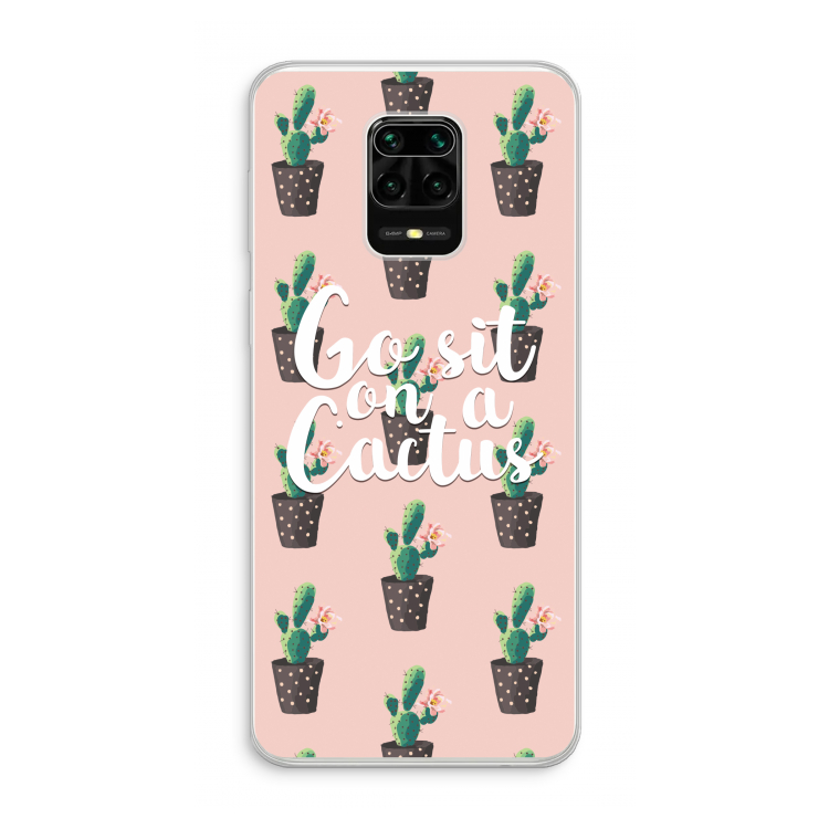 Cactus quote: Xiaomi Redmi Note 10 Lite Transparant Hoesje