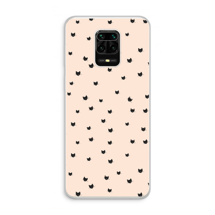 Kleine kattenkopjes: Xiaomi Redmi Note 10 Lite Transparant Hoesje