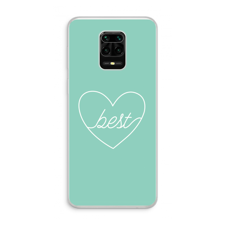 Best heart pastel: Xiaomi Redmi Note 10 Lite Transparant Hoesje