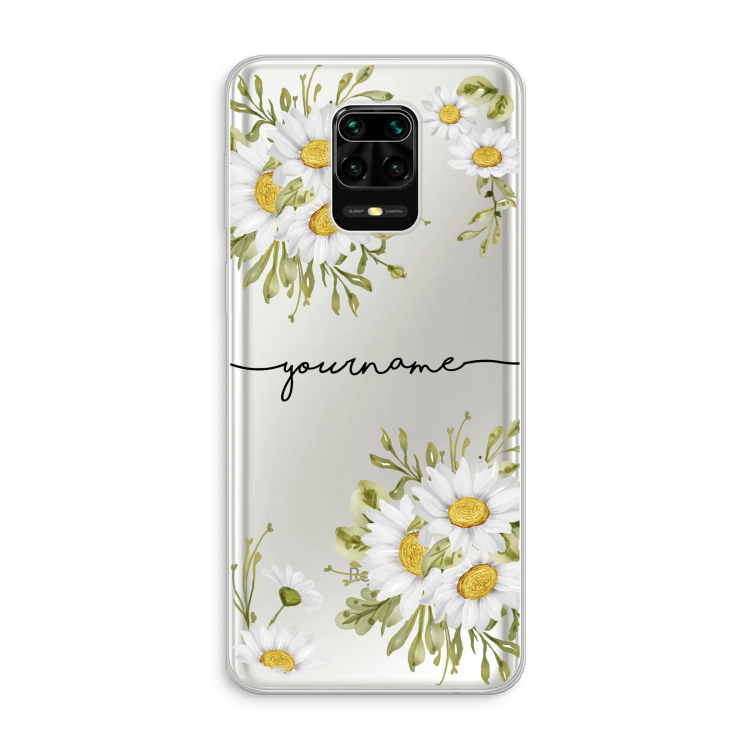 Daisies: Xiaomi Redmi Note 10 Lite Transparant Hoesje
